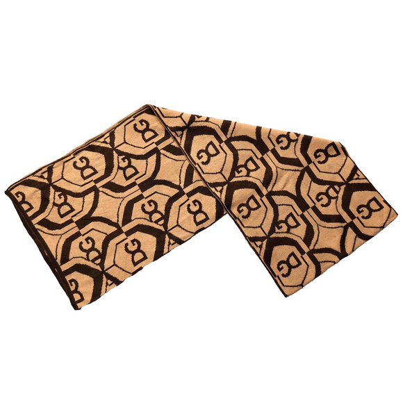 Dolce & Gabbana Brown &Tan Reversible Scarf Pre-owned - Picture 4 of 16